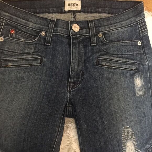 Hudson Biker Motto Zipper Jeans! - Picture 8 of 8